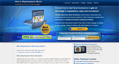 Desktop Screenshot of microexpressionsbook.com